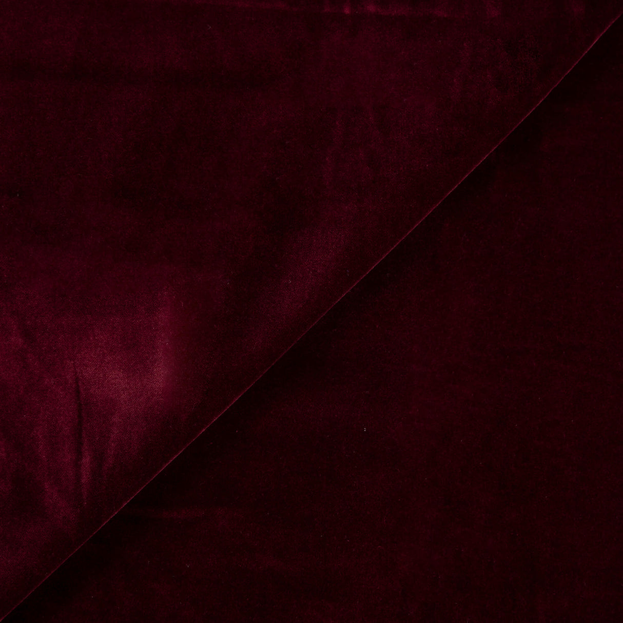 Velours lisse 100% coton – Bordeaux