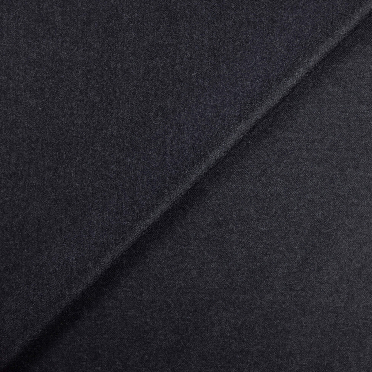 Flanelle 100% laine - Gris anthracite