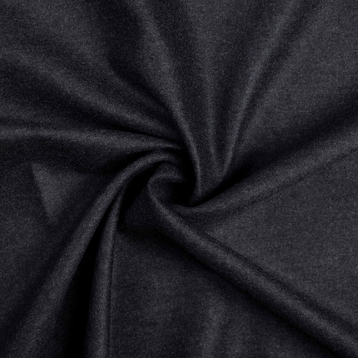 Flanelle 100% laine - Gris anthracite