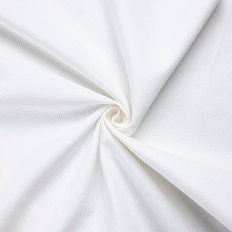 Velours milleraies 100% coton - Blanc cassé