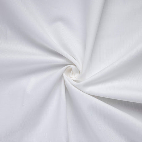 Velours côtelé babycord 100% coton - Blanc cassé
