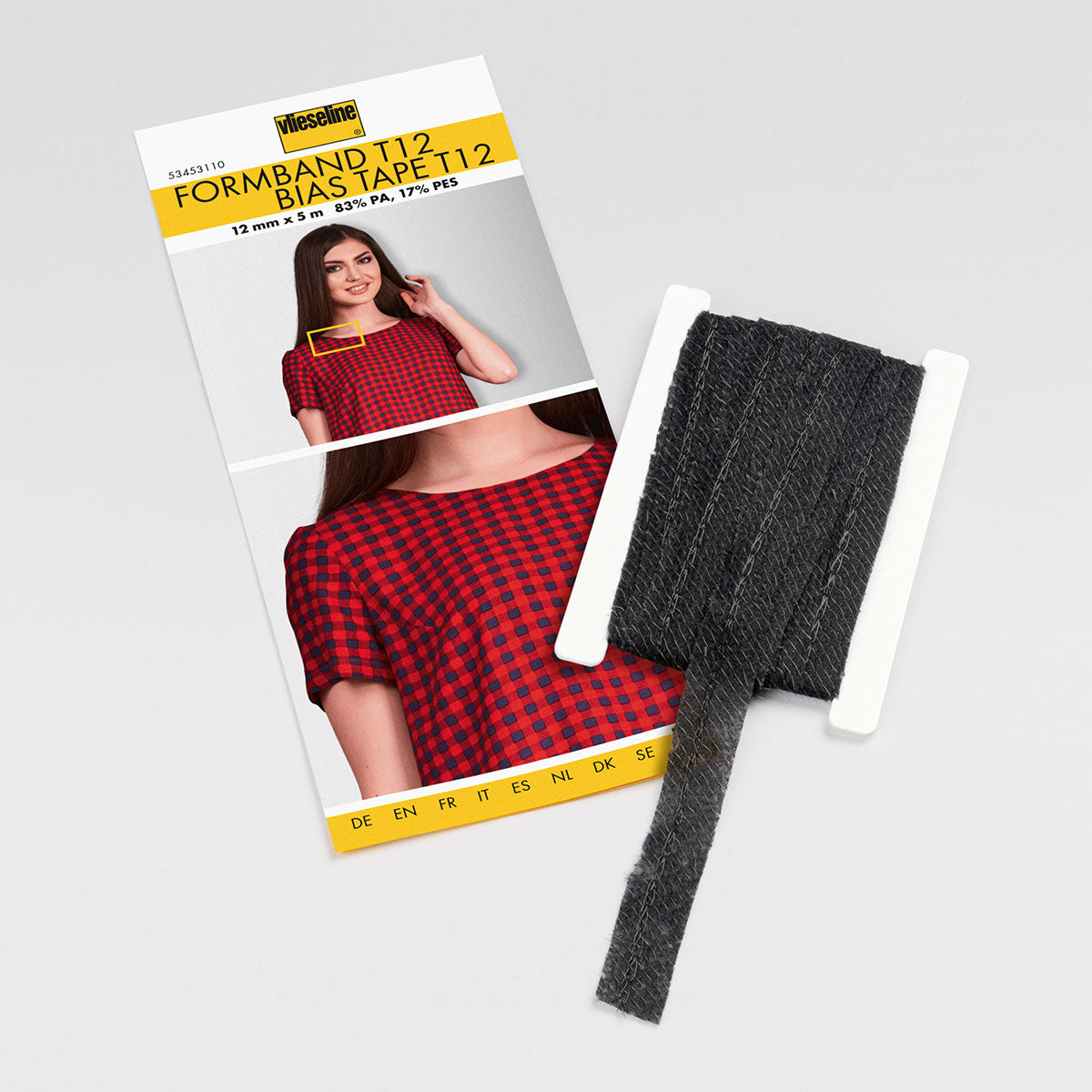 Ruban thermocollant en biais Vlieseline Stabilmanche