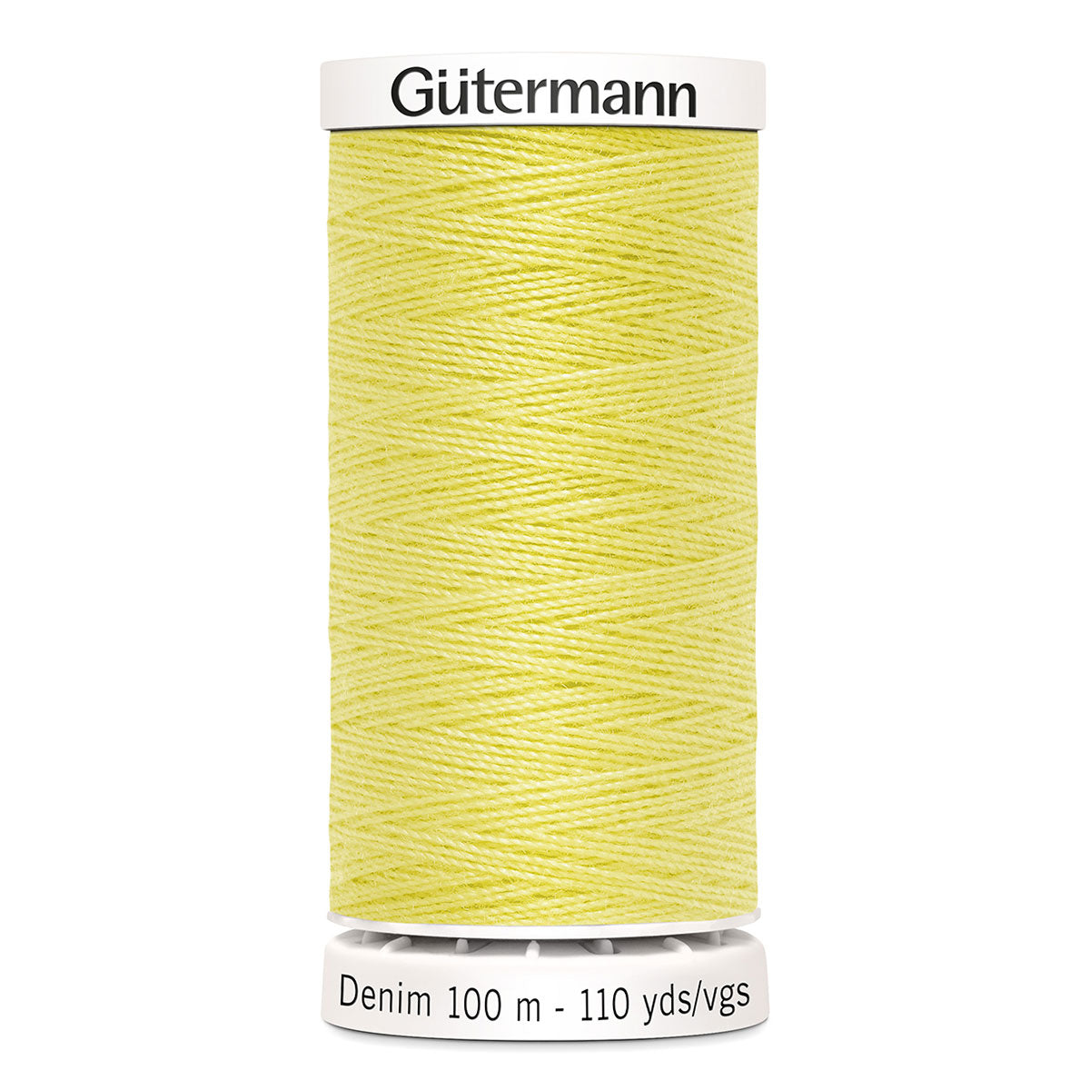 Fil à coudre Denim Gütermann 100 m n°1380 – Jaune