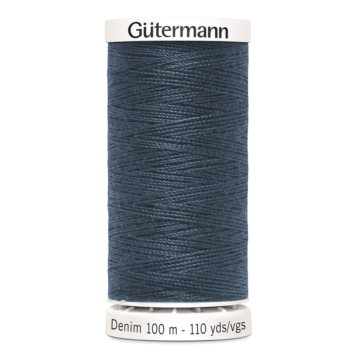 Fil à coudre Denim Gütermann 100 m n°7635 – Bleu grisé