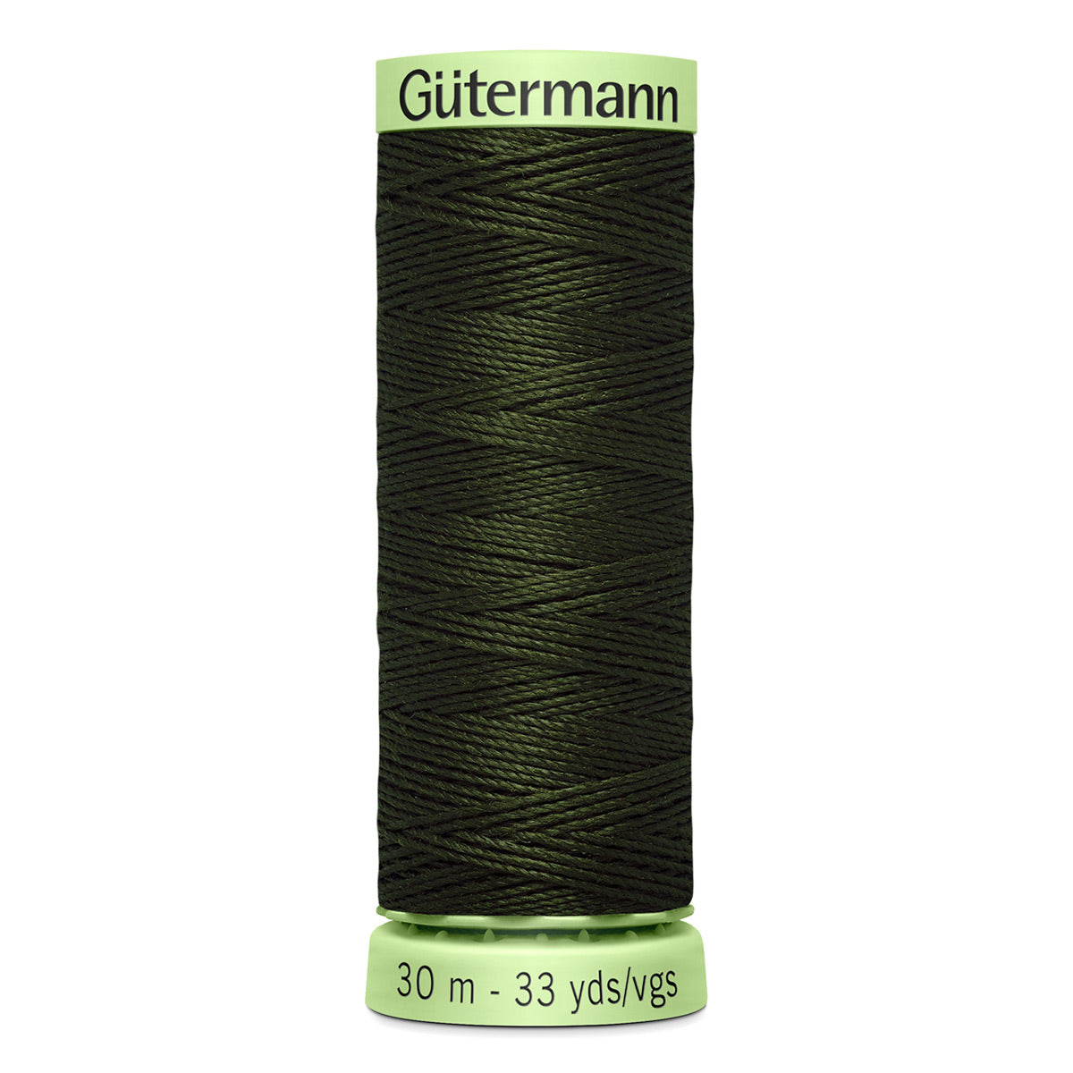 Fil à coudre Cordonnet Gütermann 30 m n°304 – Vert sapin très foncé