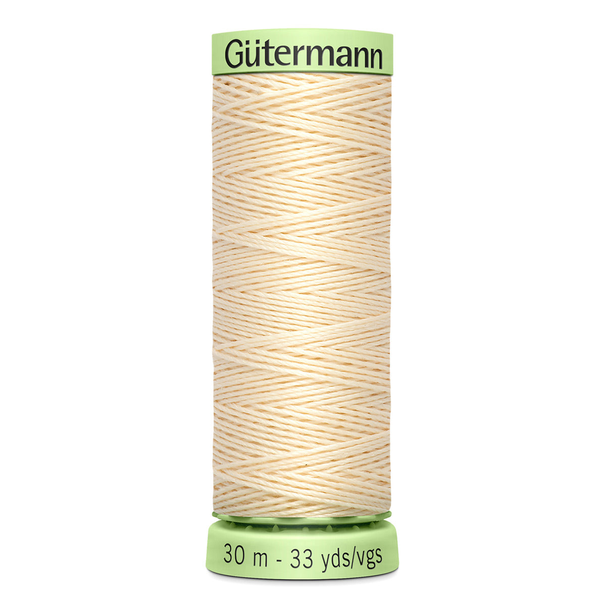 Fil à coudre Cordonnet Gütermann 30 m n°414 – Ivoire