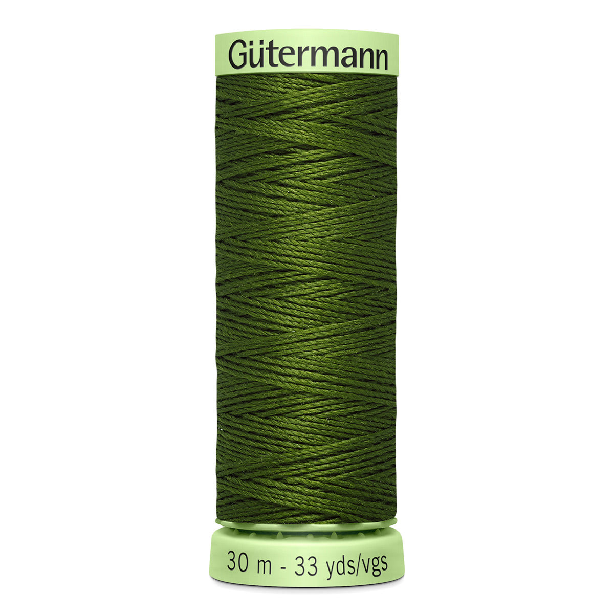 Fil à coudre Cordonnet Gütermann 30 m n°585 – Vert olive foncé