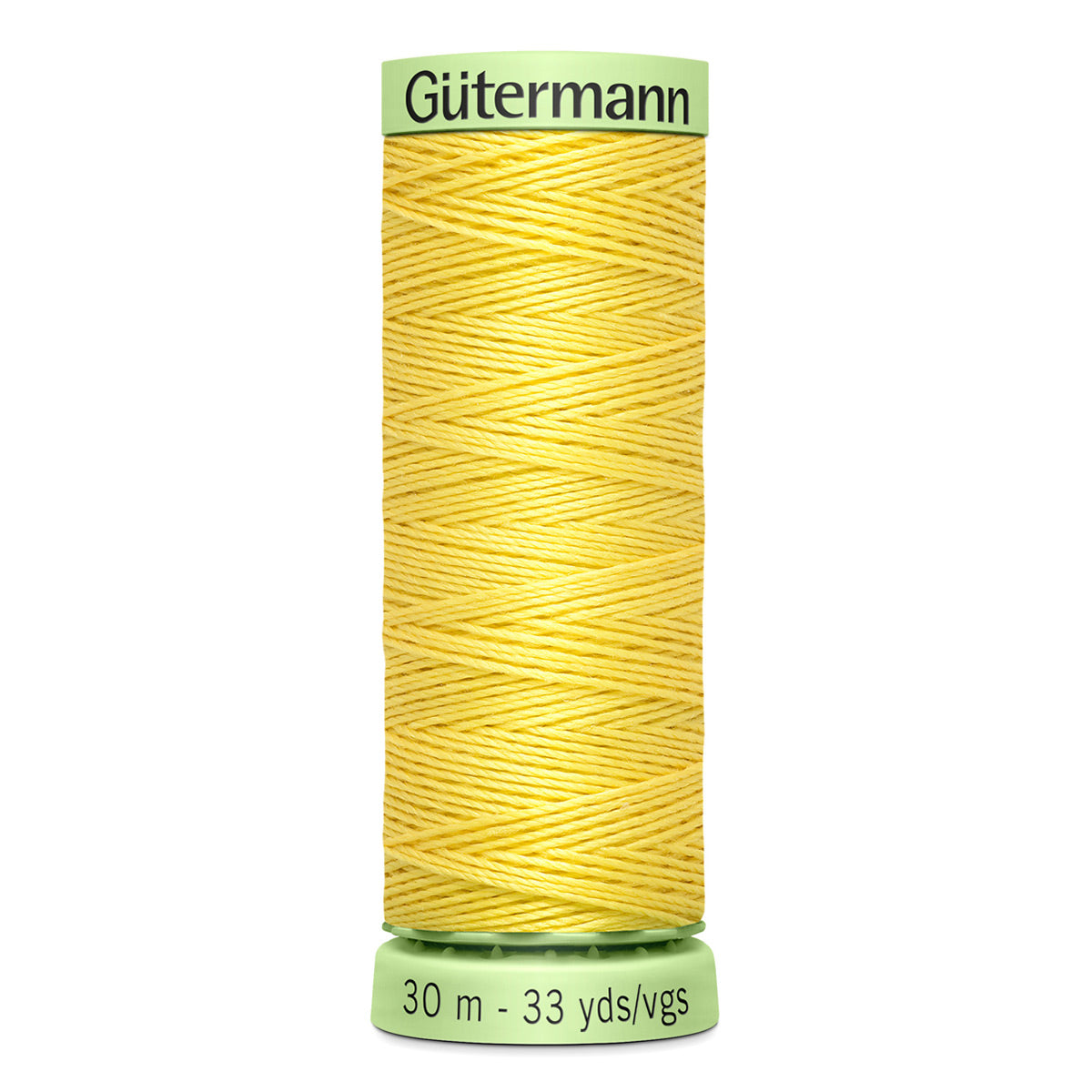Fil à coudre Cordonnet Gütermann 30 m n°852 – Jaune citron doux
