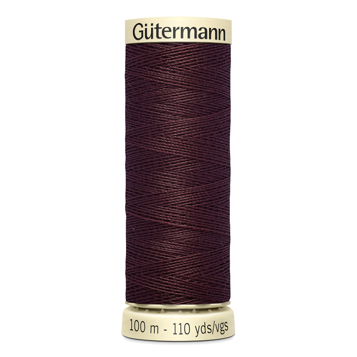 Fil à coudre polyester - Gütermann Tout Coudre 100 m n°175 Brun profond<
