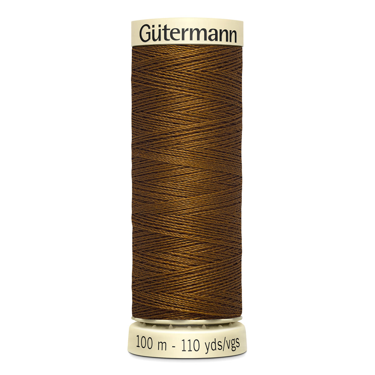 Fil à coudre polyester - Gütermann Tout Coudre 100 m n°019 Brun intense