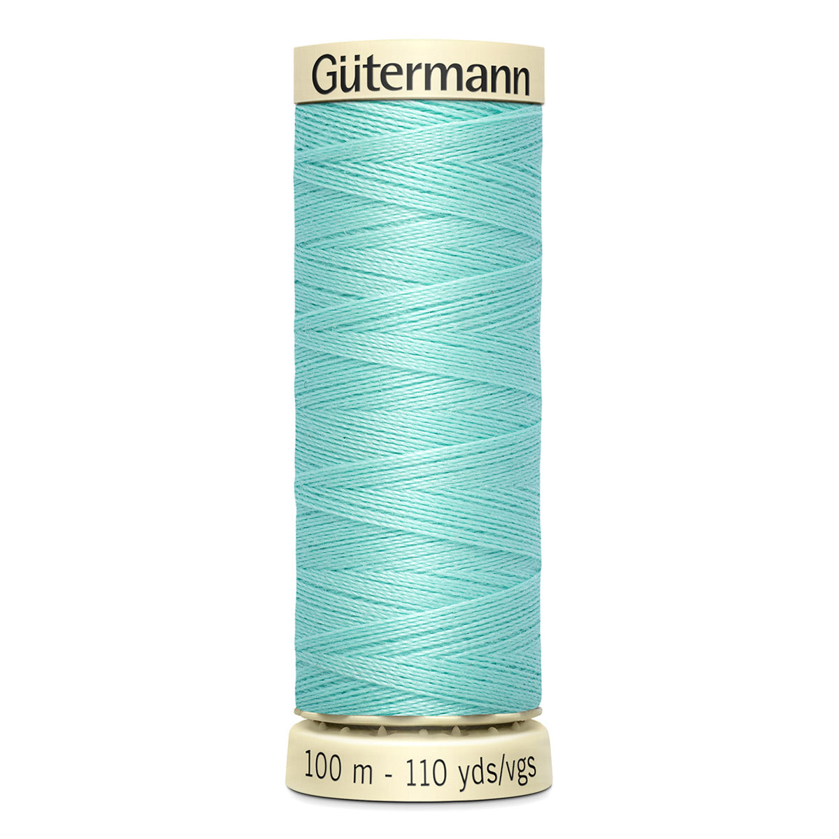 Fil à coudre polyester - Gütermann Tout Coudre 100 m n°191 Bleu menthe glacé