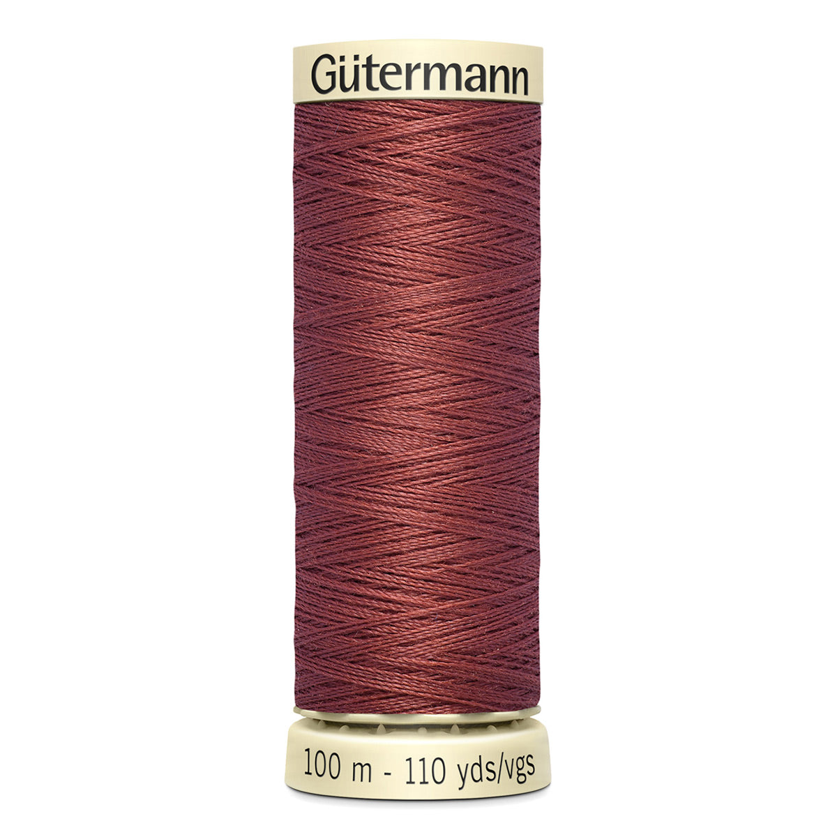 Fil à coudre polyester - Gütermann Tout Coudre 100 m n°461 Brun brique