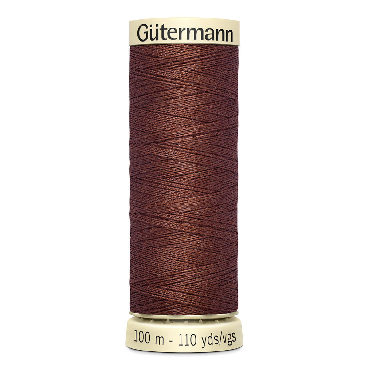 Fil à coudre polyester - Gütermann Tout Coudre 100 m n°478 Brun raffiné