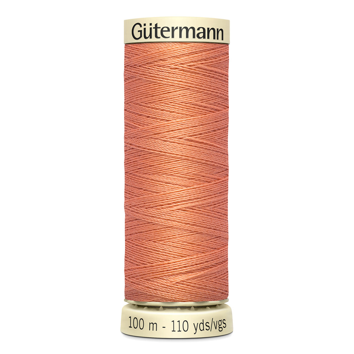 Fil à coudre polyester - Gütermann Tout Coudre 100 m n°587 Pêche intense