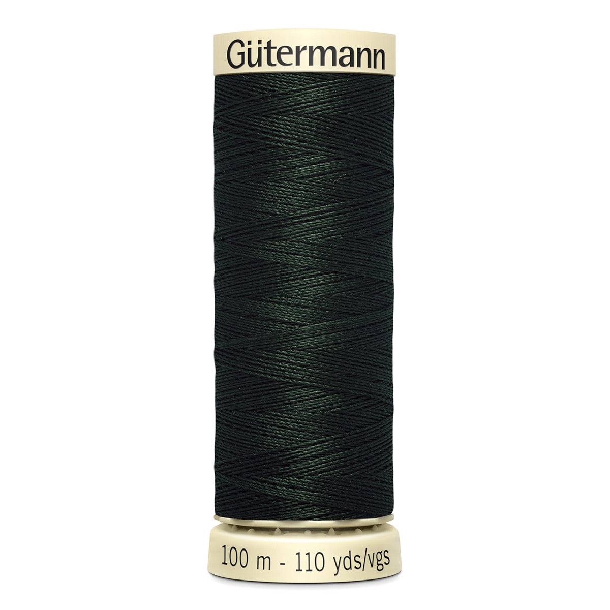 Fil à coudre polyester - Gütermann Tout Coudre 100 m n°687 Vert foncé ombré