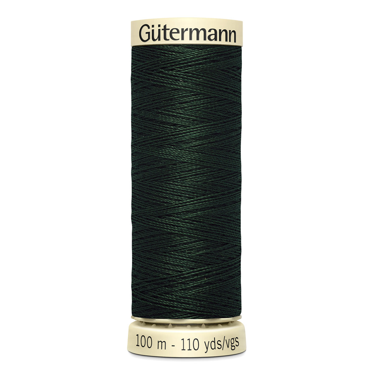 Fil à coudre polyester - Gütermann Tout Coudre 100 m n°707 Vert foncé lumineux