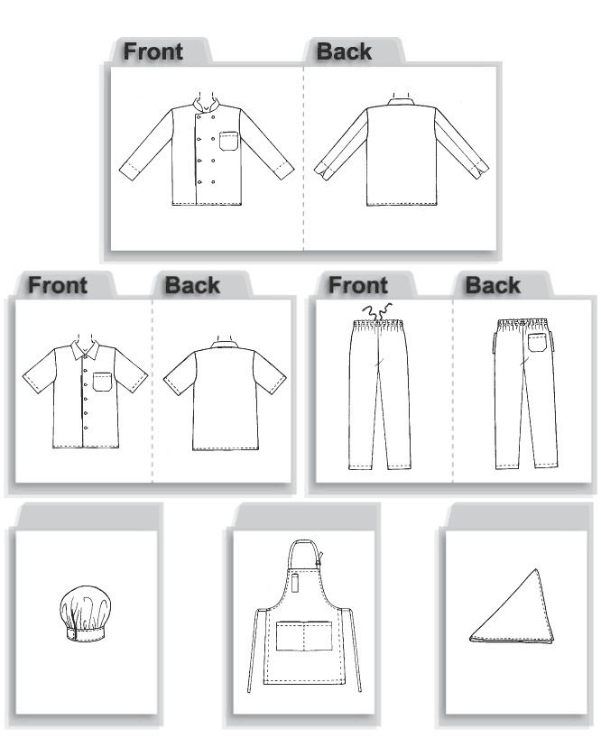 Patron McCall's n°2233 – Uniforme de travail