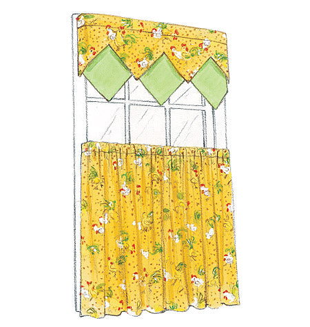 Patron McCall's n°4408 – Rideaux et cantonnières