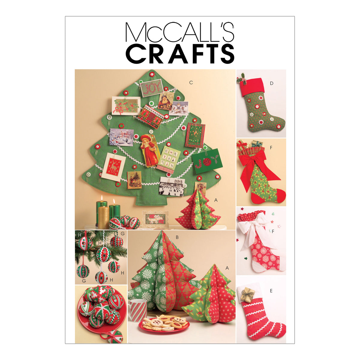 Patron McCall's n°5778 – Décorations de Noël festives
