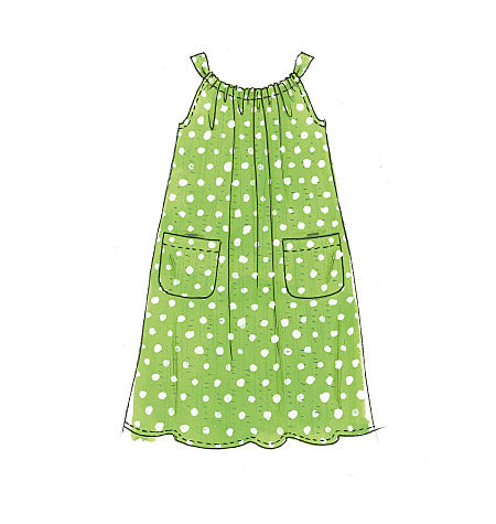 Patron McCall's n°5797 – Hauts, robes, shorts et pantalons pour enfants