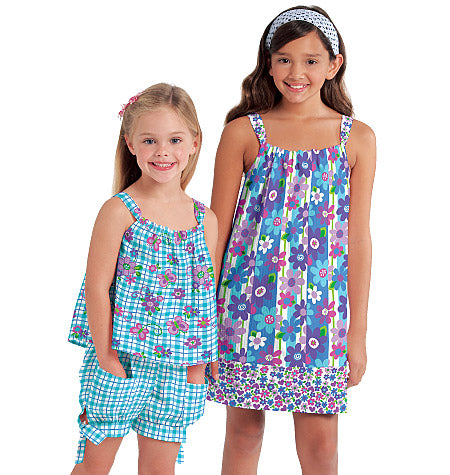 Patron McCall's n°5797 – Hauts, robes, shorts et pantalons pour enfants