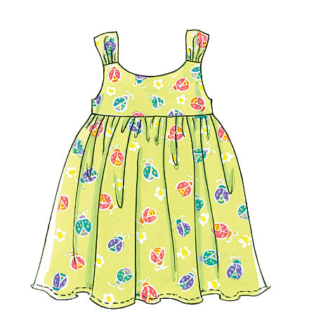 Patron McCall's n°6017 – Hauts, robes, shorts et pantalons pour enfants