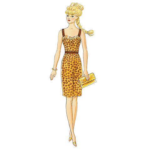 Patron McCall's n°6258 – Vêtements de mode pour poupée de 46 cm