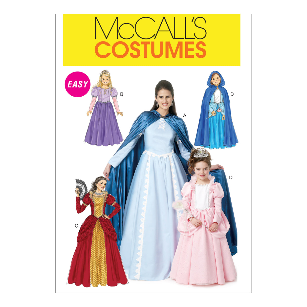 Patron McCall's n°6420 – Costumes de personnages de contes pour adultes et enfants