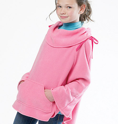 Patron McCall's n°6431 – Ponchos pour enfants et filles