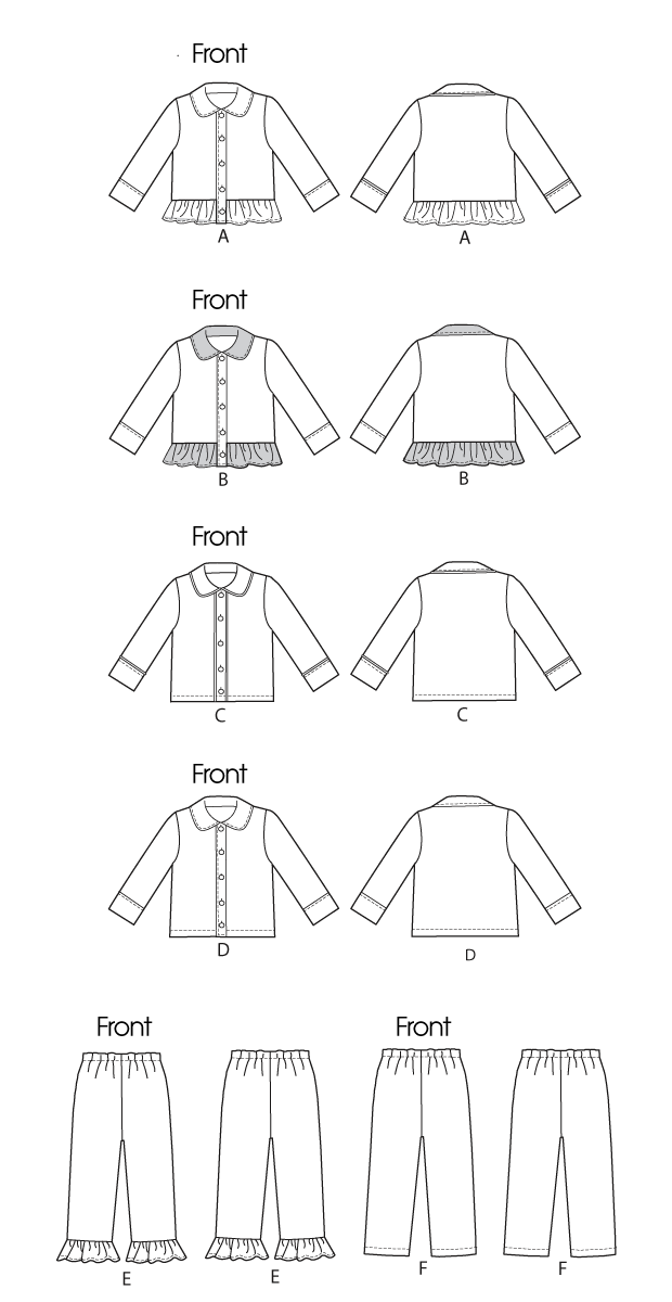 Patron McCall's n°6458 – Haut et pantalon pour enfants