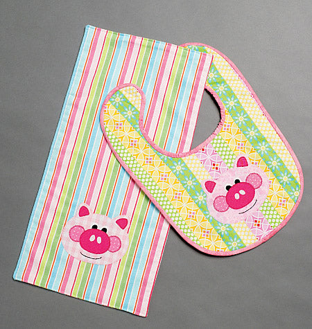 Patron McCall's n°6478 – Bavoirs et petites serviettes