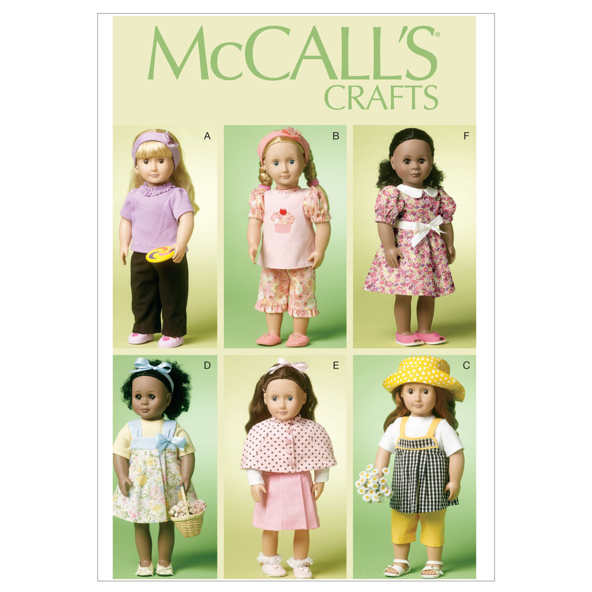 Patron McCall's n°6526 – Vêtements pour poupée de 46 cm