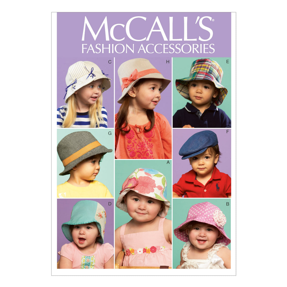 Patron McCall's n°6762 – Chapeaux pour bébés et tout-petits