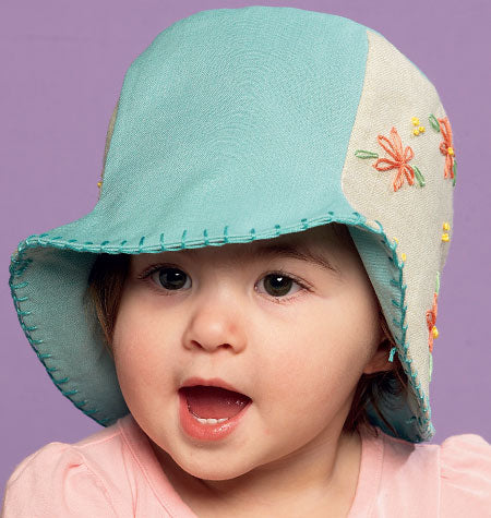 Patron McCall's n°6762 – Chapeaux pour bébés et tout-petits