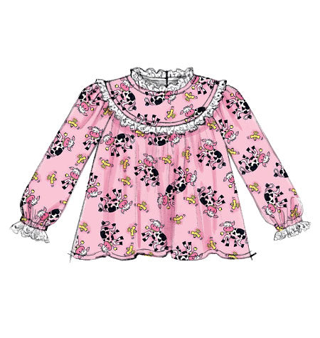 Patron McCall's n°6831 – Hauts, chemises de nuit, short et pantalon