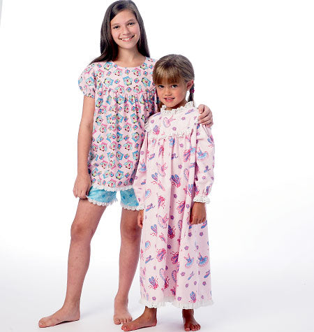Patron McCall's n°6831 – Hauts, chemises de nuit, short et pantalon