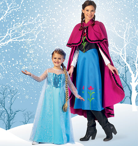Patron McCall's n°7000 – Robe de princesse et cape