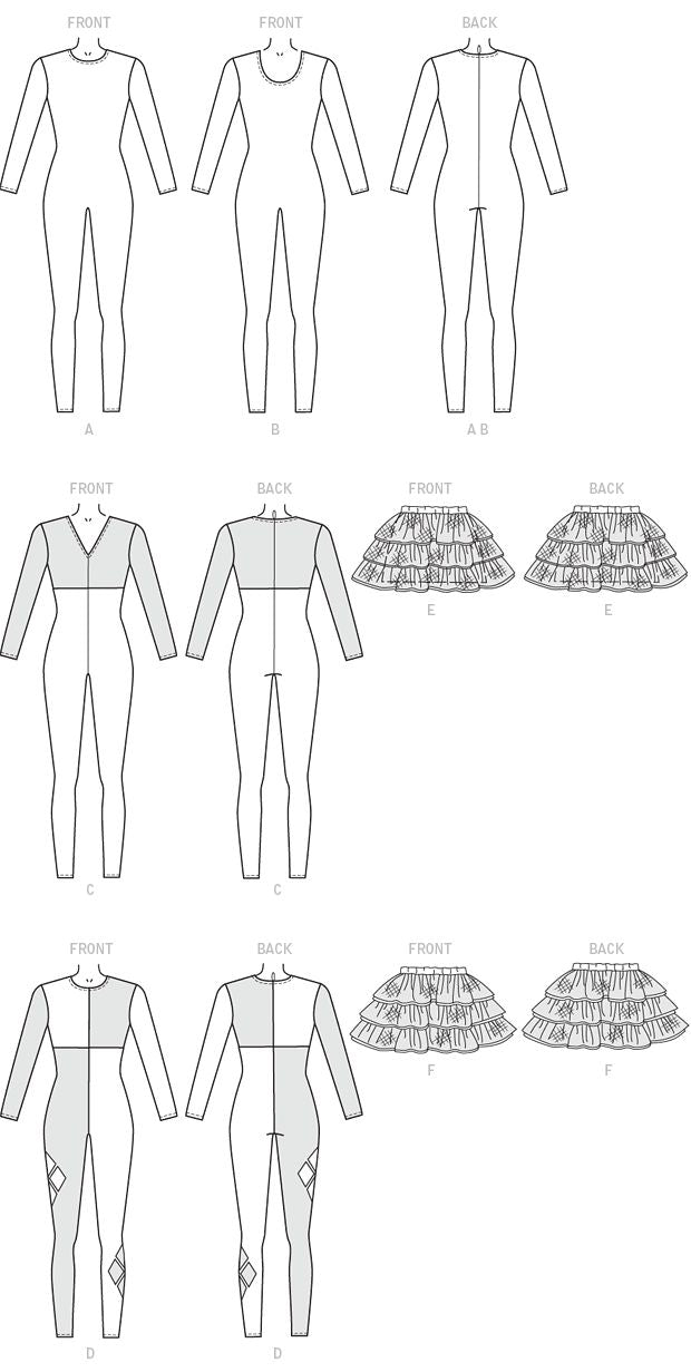 Patron McCall's n°7269 – Costumes de super-héroïnes pour femme