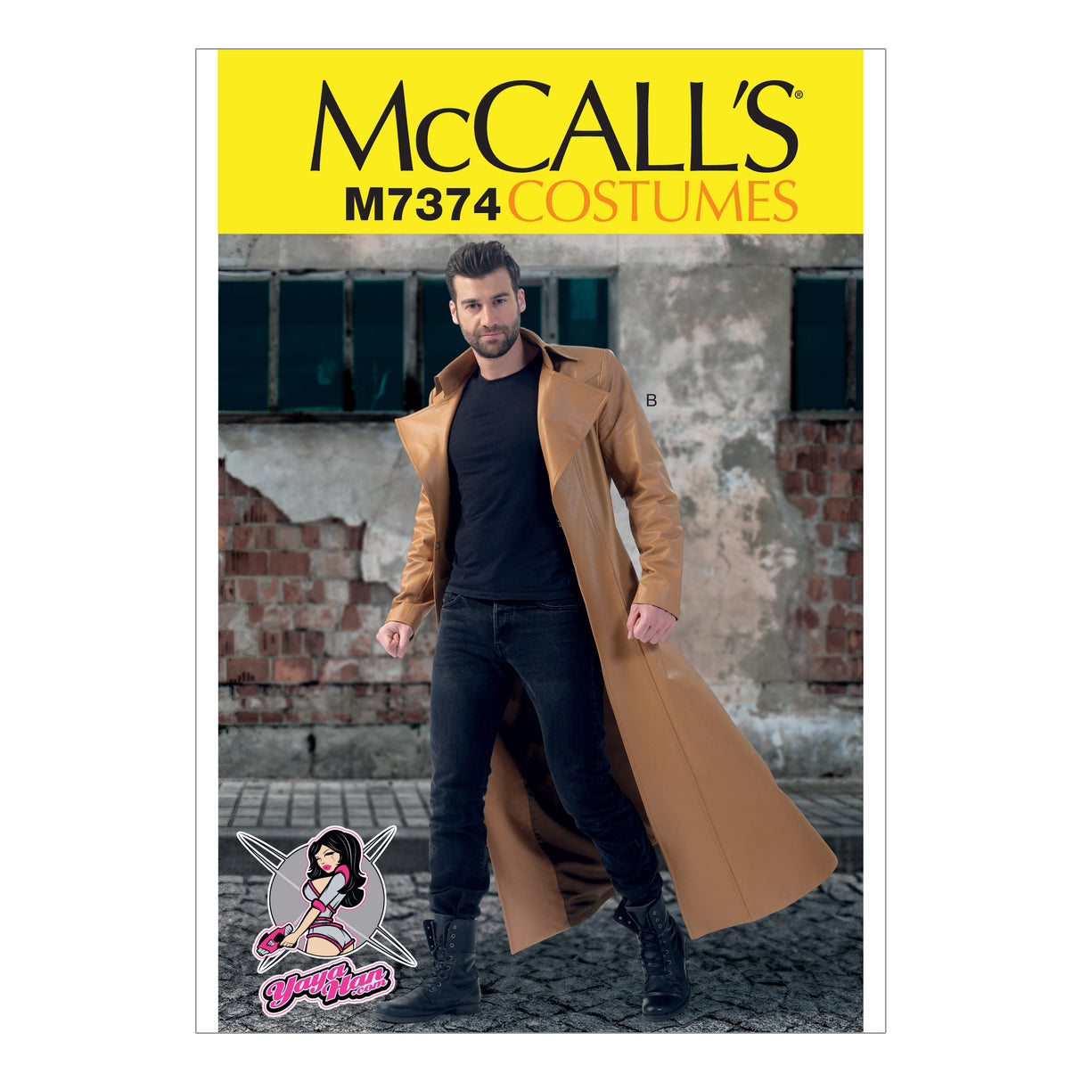 Patron McCall's n°7374 – Manteau ajusté pour homme