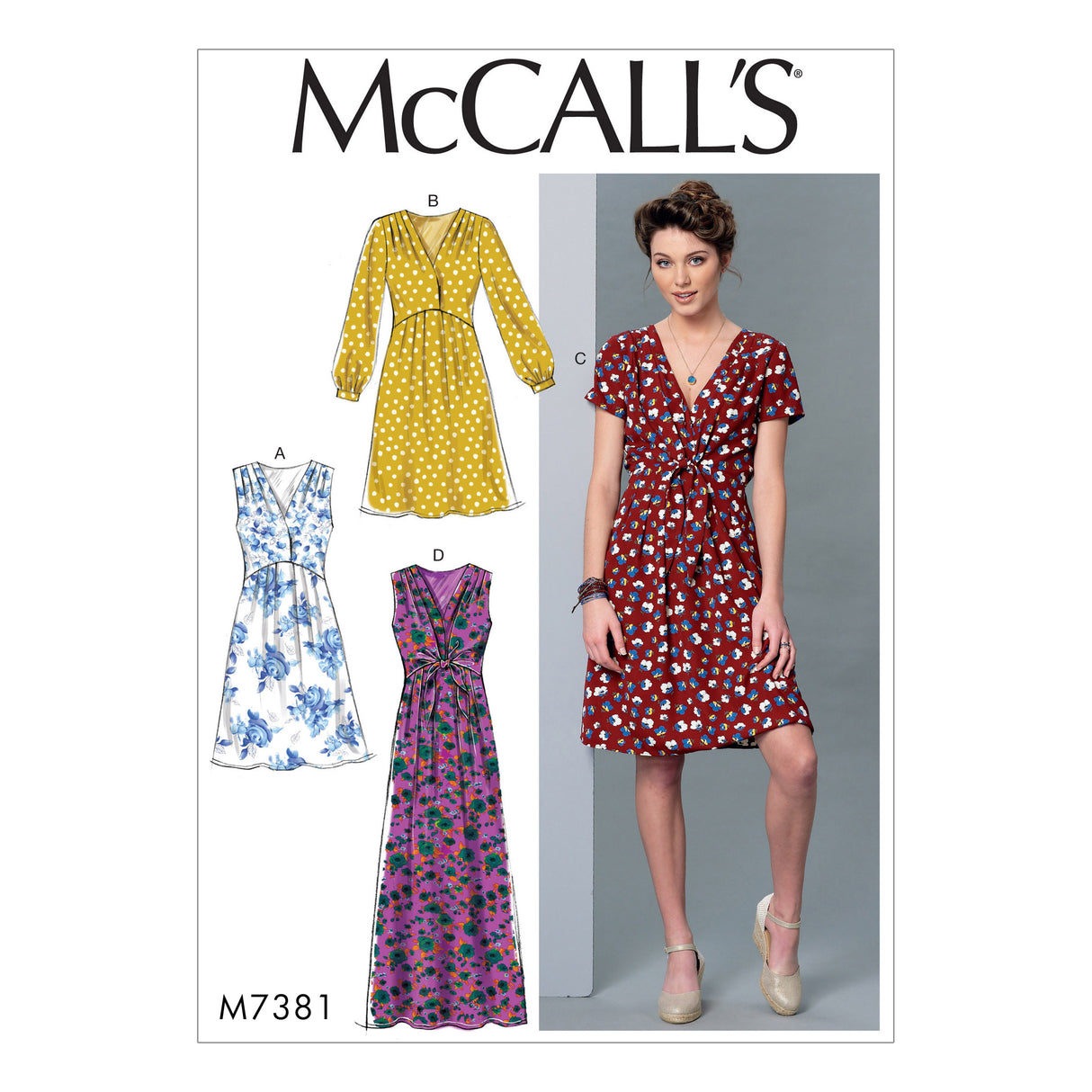 Patron McCall's n°7381 – Robes élégantes pour femme