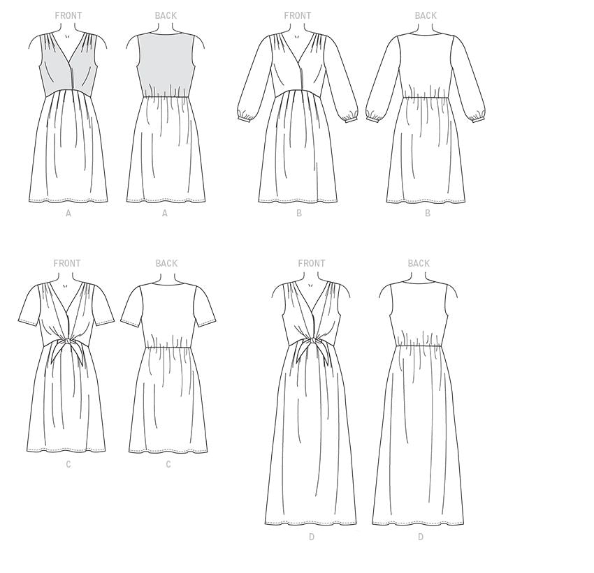 Patron McCall's n°7381 – Robes élégantes pour femme
