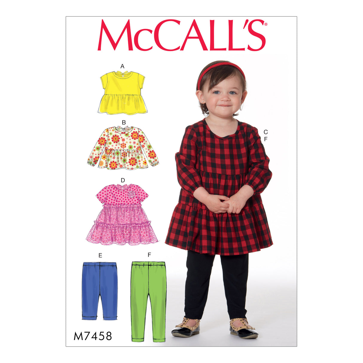 Patron McCall's n°7458 – Hauts et pantalons pour enfants