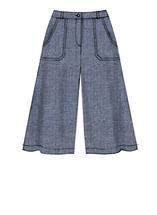 Patron McCall's n°7475 – Jupes, shorts et jupes-culottes pour femme