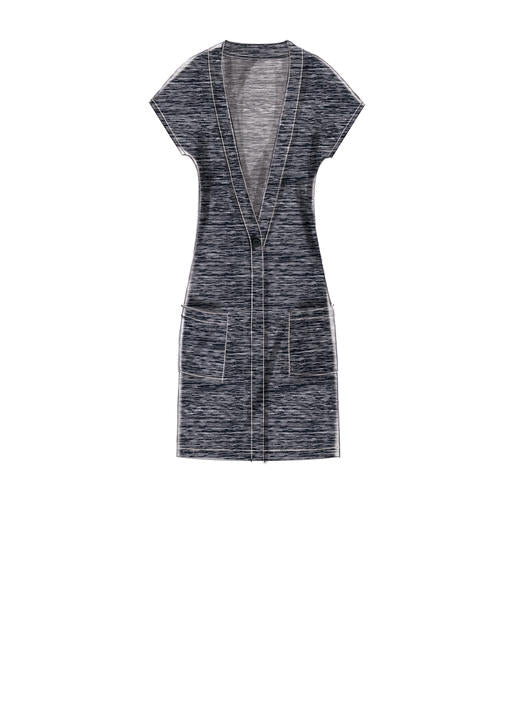 Patron McCall's n°7476 – Gilets et cardigans à épaules tombantes pour femme
