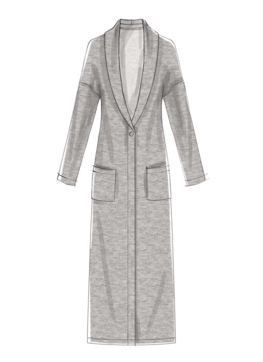 Patron McCall's n°7476 – Gilets et cardigans à épaules tombantes pour femme