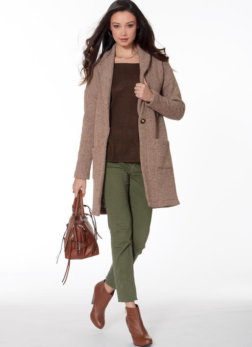 Patron McCall's n°7476 – Gilets et cardigans à épaules tombantes pour femme