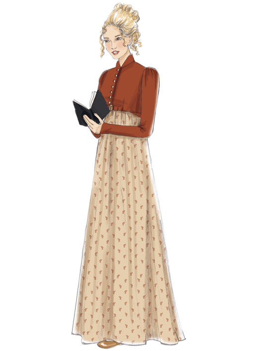 Patron McCall's n°7493 – Veste courte, manteau long et robe à encolure carrée
