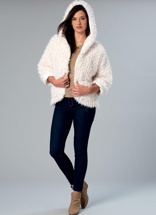 Patron McCall's n°7511 – Vestes ouvertes avec col châle et capuche