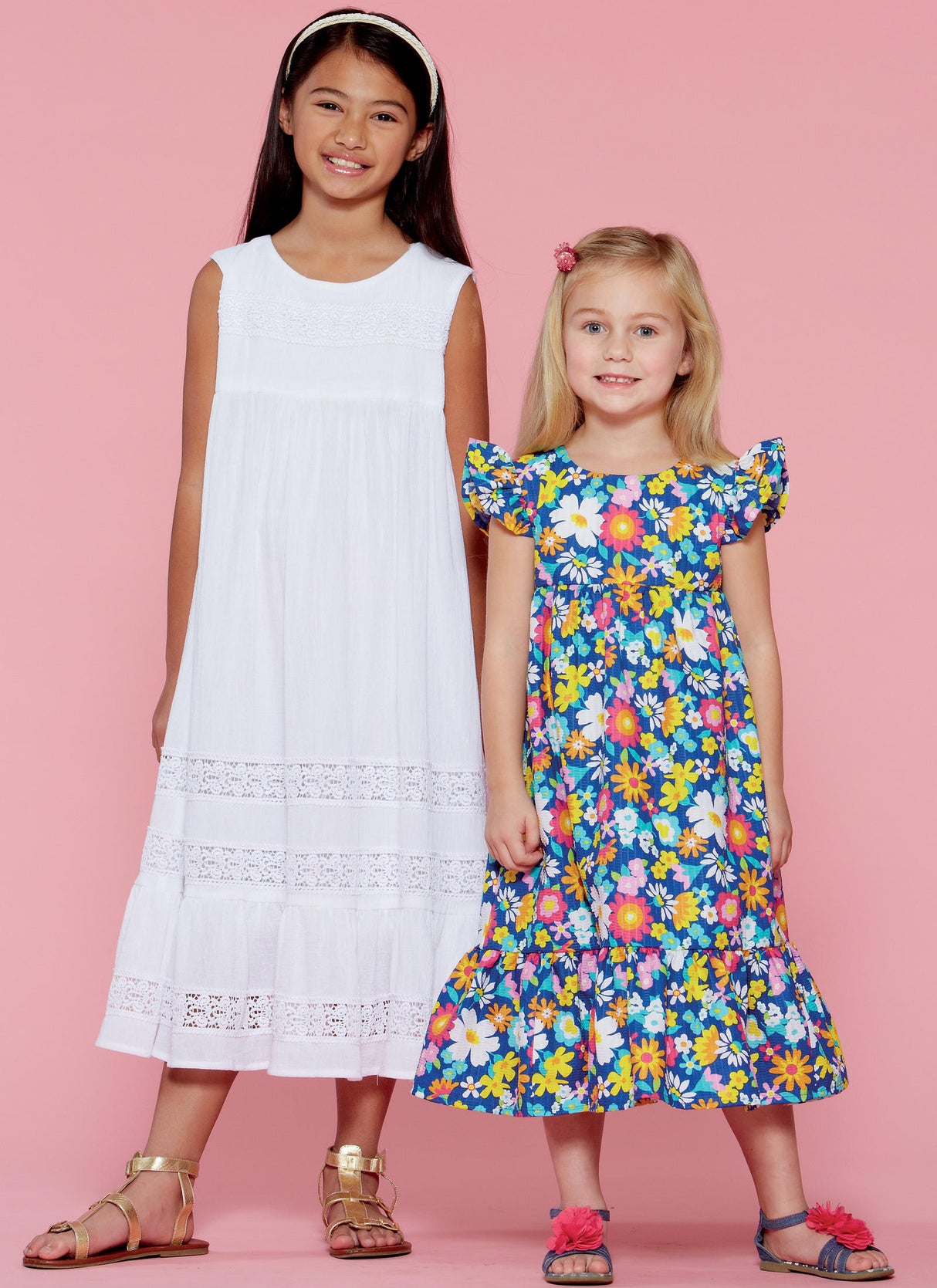 Patron McCall's n°7558 - Robes pour enfants