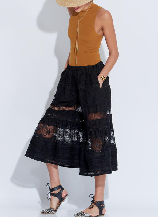 Patron McCall's n°7576 - Pantalon ample à taille élastique